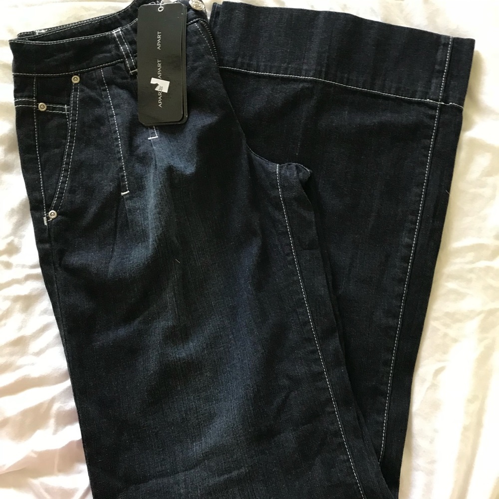 Vintage Apart Ladies Dark Blue Denim, US 8, GB 10